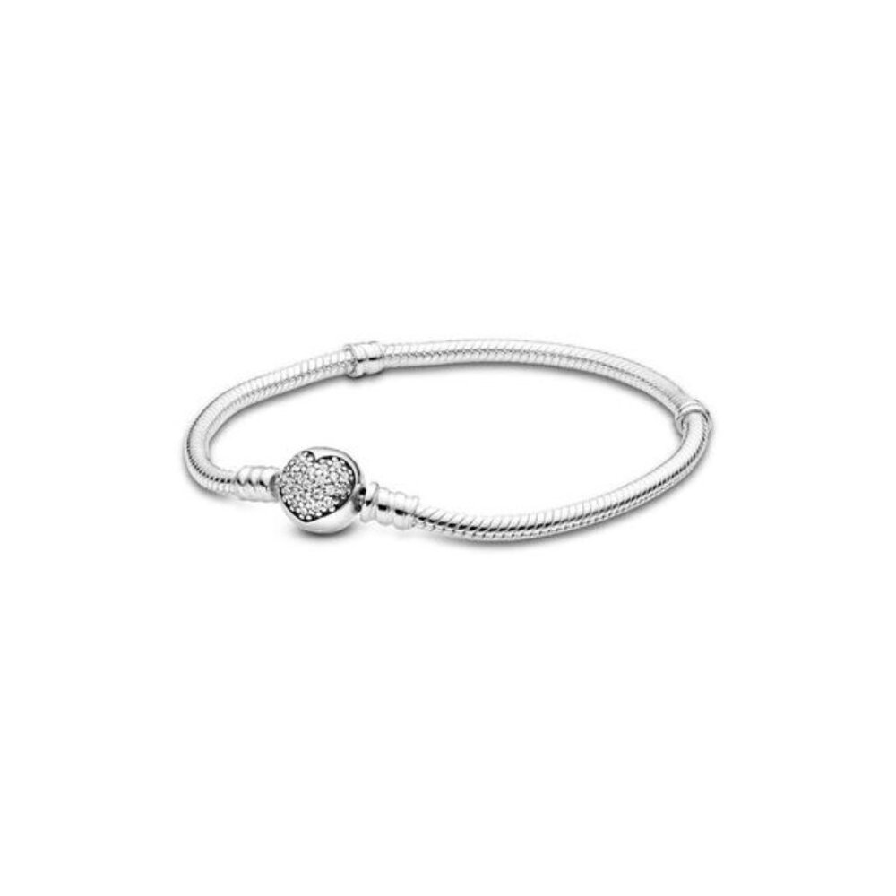 Pandora Moments Silver CZ Chain Bracelet